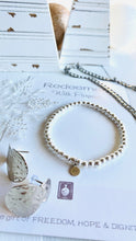 Load image into Gallery viewer, Silver Matte Hematite Bracelet

