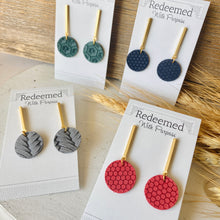 Load image into Gallery viewer, Leather Drop Earrings

