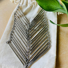 Load image into Gallery viewer, Chevron Necklace - Silver

