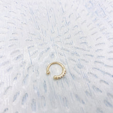 Load image into Gallery viewer, Zircon Gold Plated Ear Cuff
