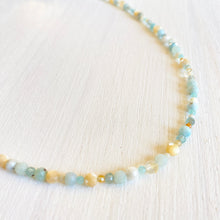 Load image into Gallery viewer, Sea Glass Gemstone Necklace
