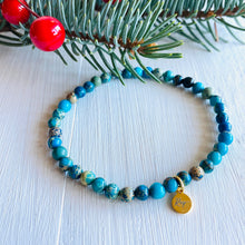 Load image into Gallery viewer, African Turquoise Stone Bracelet

