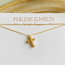 Load image into Gallery viewer, 18K Gold Plated Cross
