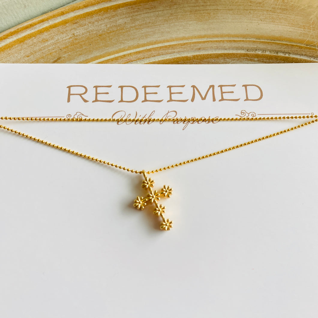 18K Gold Plated Cross