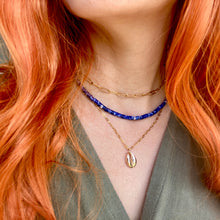 Load image into Gallery viewer, Natural Stone Lapiz Necklace
