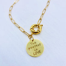 Load image into Gallery viewer, Micah 6:8 Charm Necklace
