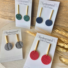 Load image into Gallery viewer, Leather Drop Earrings
