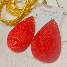 Load image into Gallery viewer, Christmas Party Red Earrings
