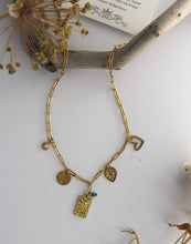 Load image into Gallery viewer, Meadow Charm Paperclip Necklace
