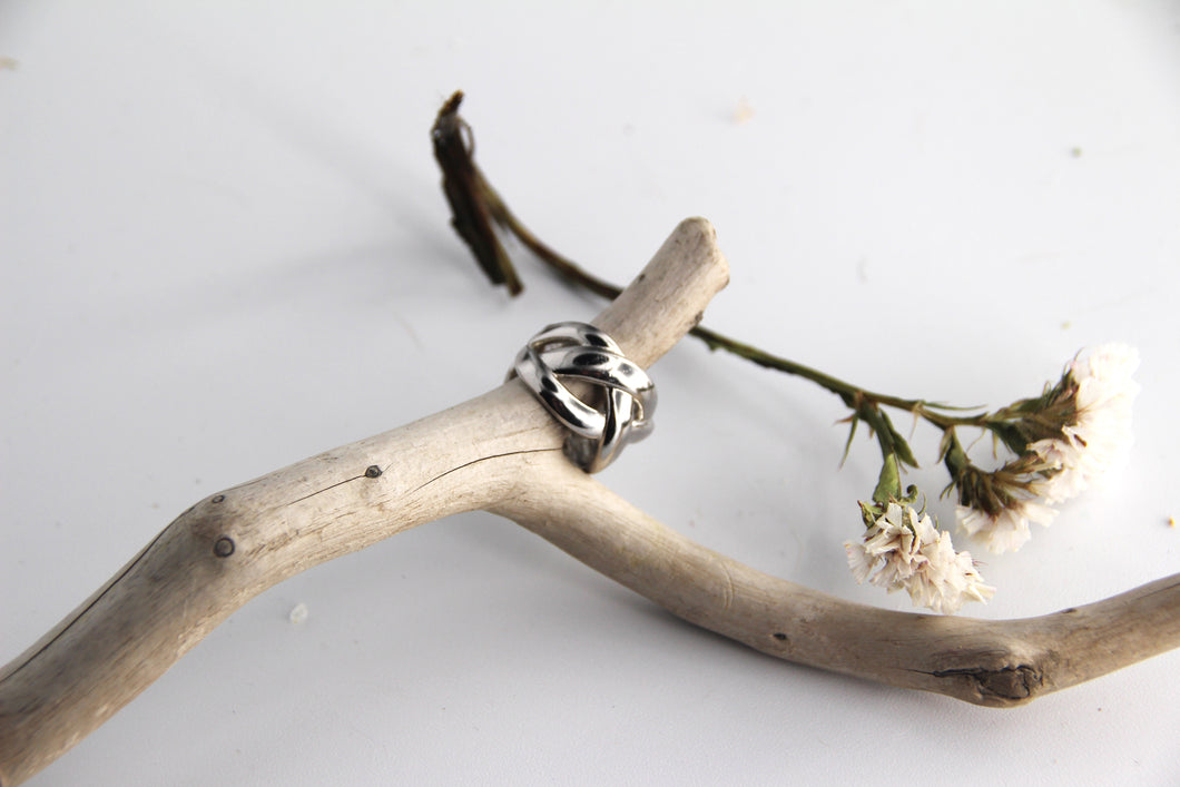 Silver Braid Ring