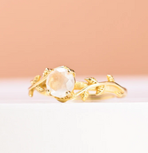Load image into Gallery viewer, Enchanted Vine Moonstone Ring
