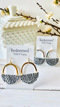 Load image into Gallery viewer, Spotted Leather Earrings
