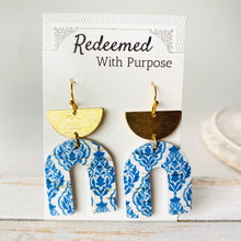 Load image into Gallery viewer, Leather n Charm Earrings
