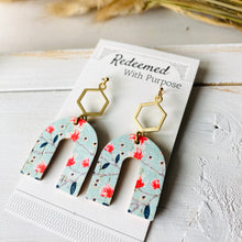 Load image into Gallery viewer, Leather n Charm Earrings
