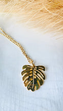 Load image into Gallery viewer, Leaf Charm Stainless Steel Necklace
