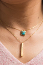 Load image into Gallery viewer, Justice Bar - Gold Necklace
