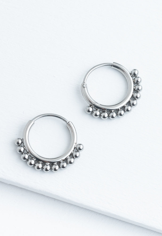 Chime Hoops in Silver