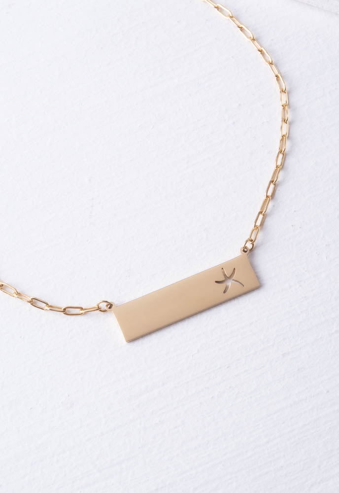 Starfish Bar Necklace