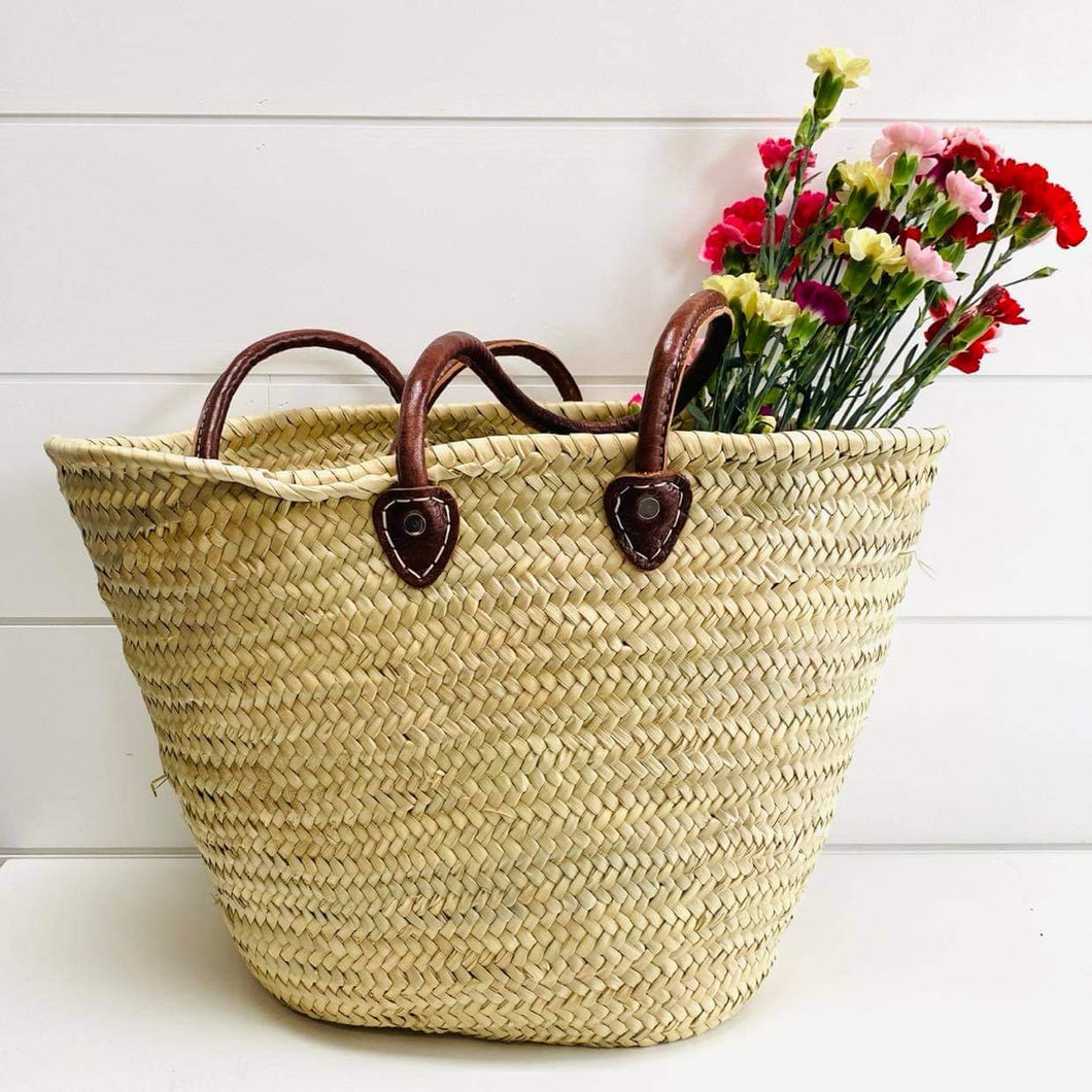 Handwoven Moroccan Market Basket - Redeemed With Purpose